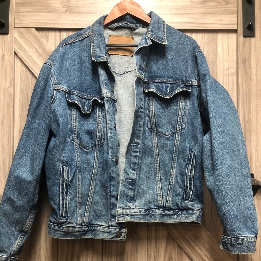 Thrifted Levi denim jacket